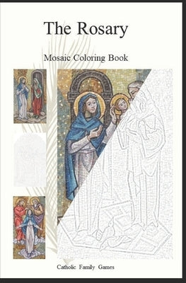 The Rosary Mosaic Coloring Book by Catholic Family Games