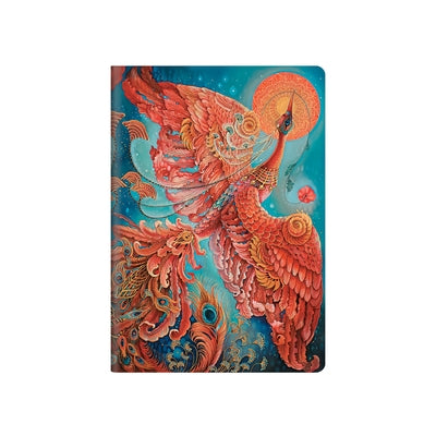 Firebird A5 Unlined Softcover Cahier, 80pg, 100gsm by Paperblanks (Birds of Happiness) by Paperblanks