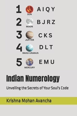 Indian Numerology: Unveiling the Secrets of Your Soul's Code by Avancha, Krishna Mohan