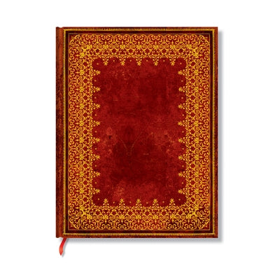 Foiled MIDI Unlined Softcover Journal, 176pg, 100gsm by Paperblanks (Old Leather Collection) by Paperblanks