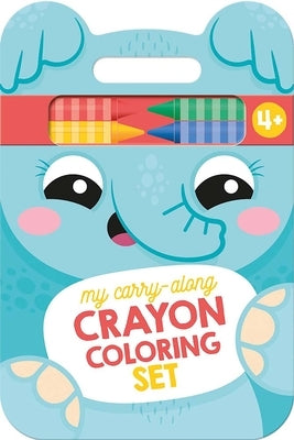 My Carry-Along Crayon Coloring Set: Elephant & Friends (Ages 4+) by Yoyo Books