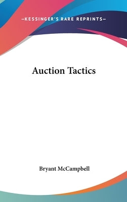Auction Tactics by McCampbell, Bryant
