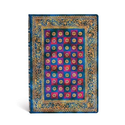 Paperblanks Celeste Venetian Mornings MIDI Address Book Elastic Band Closure 144 Pg 120 GSM by Paperblanks