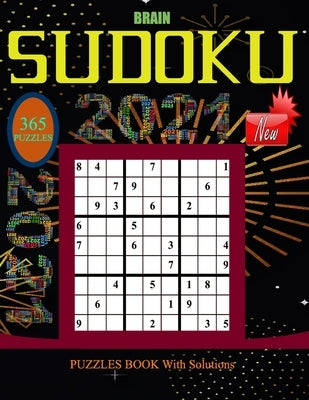 BRAIN SU DOKU PUZZLES BOOK With Solutions: Large Print Sudoku Puzzles Book for Seniors and Adults - Solvable Sudokus Puzzles Book for Adults - BRAIN S by Brainpuzzle, Elmoukhtar