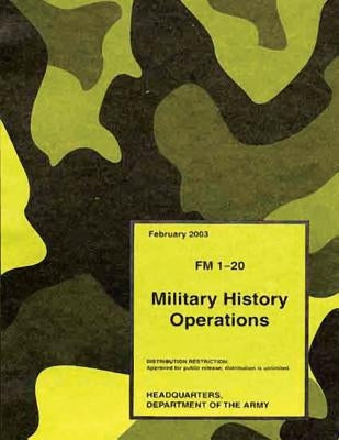 Military History Operations (FM 1-20) by Army, Department Of the