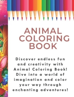 Animal coloring book: Animal coloring book by A, Omid
