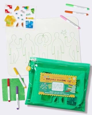 Friends Wipeable Coloring Mat for Kids - Travel-Friendly & Mess-Free Fun by Something, Journey Of