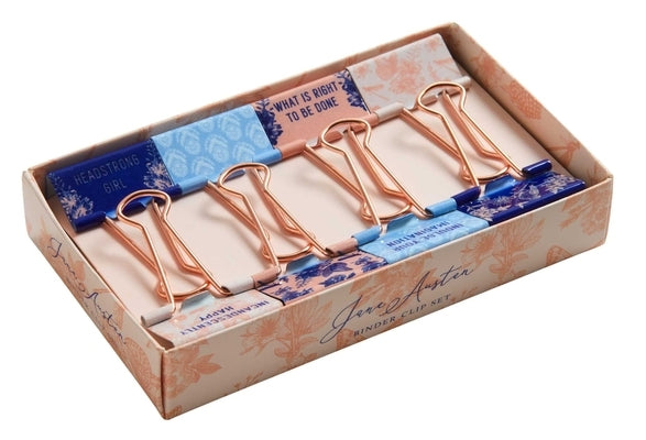 Jane Austen: Floral Patterns Binder Clips (Set of 8) by Insight Editions