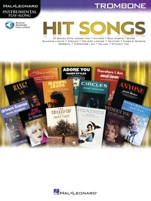 Hit Songs: Trombone Play-Along with Demo & Backing Tracks by