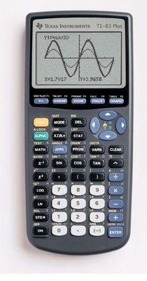 Texas Instruments Ti-83 Plus Graphing Calculator: Battery Backup, Impact Resistant Cover - 160 Kb, 24 Kb - Rom, RAM - 8 Line(s) - 16 Digits - Battery by