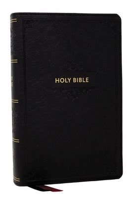 KJV Personal Size Large Print End-Of-Verse Reference Bible, Black Leathersoft, Red Letter, Comfort Print (Thumb Indexed) by Thomas Nelson