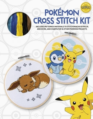 Pokémon Cross Stitch Kit: Bring Your Favorite Pokémon to Life with Over 50 Cute Cross Stitch Patterns by