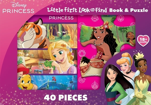 Disney Princess: Little First Look and Find Book & Puzzle by Pi Kids