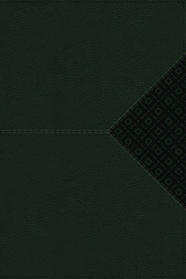 Niv, Compact Center-Column Reference Bible, Leathersoft, Green, Red Letter, Comfort Print by Zondervan