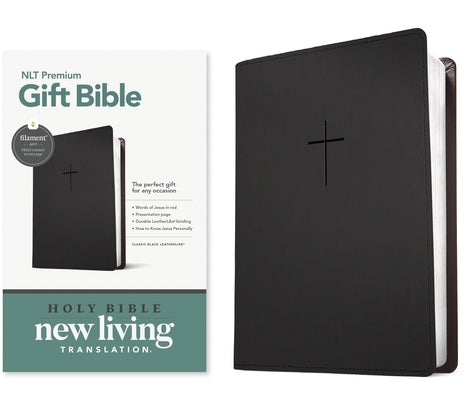 Premium Gift Bible Nlt, Filament Enabled (Leatherlike, Classic Black, Red Letter) by Tyndale