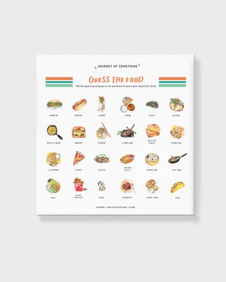 Guess the Food Card Game - Artist Designed Quirky Food Guessing Game for Families & Friends by Something, Journey Of