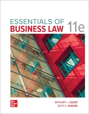 Loose-Leaf for Essentials of Business Law by Liuzzo, Anthony