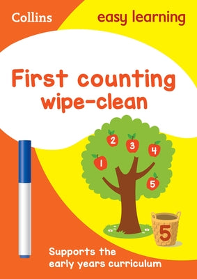Collins Easy Learning Preschool - First Counting Age 3-5 Wipe Clean Activity Book by Collins Easy Learning