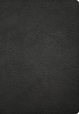 CSB Super Giant Print Reference Bible, Black Genuine Leather, Indexed by Csb Bibles by Holman