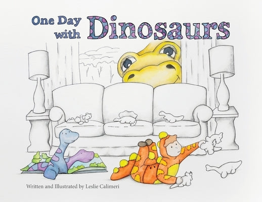 One Day with Dinosaurs by Calimeri, Leslie