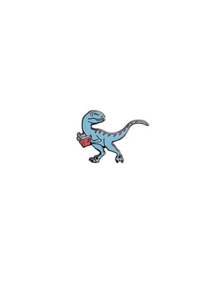 Velocireader Enamel Pin by Out of Print