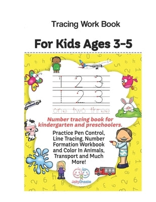 Kids Number Tracing Book: Number Tracing Book by Publishing, Skull Face Seals