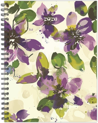 Watercolor Floral 2026 6.5 X 8.5 Weekly Monthly Softcover Planner by Willow Creek Press