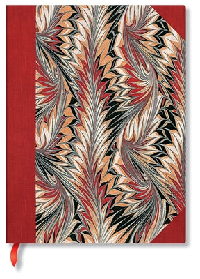 Rubedo Ultra Lined Hardcover Journal, 144pg, 120gsm by Paperblanks (Cockerell Marbled Paper) by Paperblanks