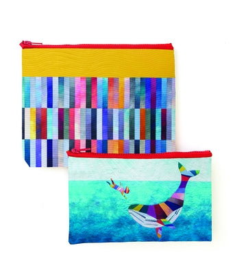 Whale and I-Eco Pouch Set by Sampou, Jennifer