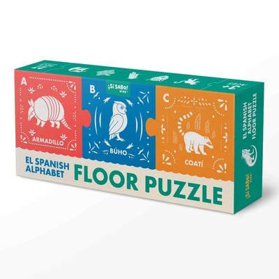 El Spanish Alphabet Jumbo Floor Puzzle: Papel-Picado Inspired 27-Piece ABC Jigsaw Puzzle by Alfaro, Mike