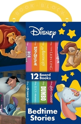 Disney: Bedtime Stories 12 Board Books by Pi Kids