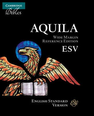 ESV Aquila Wide-Margin Reference Bible, Black Calf Split Leather, Red-Letter Text, Es744: Xrm by