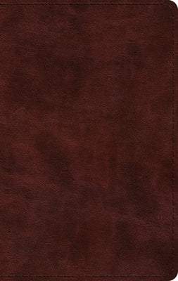 ESV Large Print Thinline Bible (Trutone, Mahogany) by