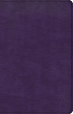 CSB Large Print Personal Size Reference Bible, Purple Leathertouch, Indexed by Csb Bibles by Holman
