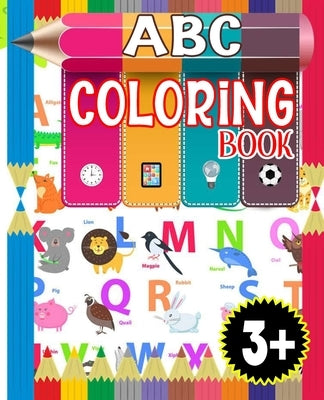 ABC coloring book: Big Activity Workbook for Toddlers & Kids-ages 3+ by Publications, Truereview