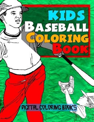 Kids Baseball Coloring Book by Books, Digital Coloring