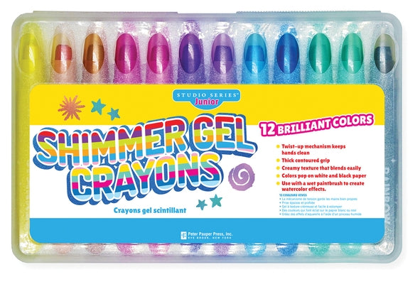 Studio Series Junior Shimmer Gel Crayons (Set of 12) by