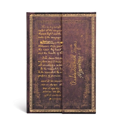 Paperblanks Tagore, Gitanjali Embellished Manuscripts Collection Hardcover Mini Lined Wrap Closure 176 Pg 85 GSM by Paperblanks