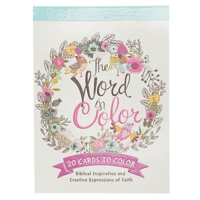 Coloring Postcards the Word in Color by