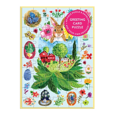 Artisanal Eggs Greeting Card Puzzle by Galison