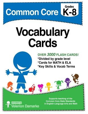 Common Core Vocabulary Cards by Frinkle, Andrew