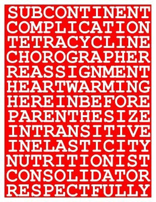 Colorful Twelve-Letter Words by Gurtowski, Francis