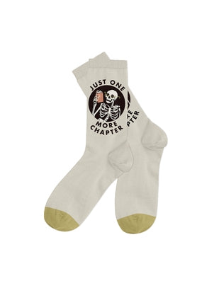 Just One More Chapter Socks - Small by Out of Print