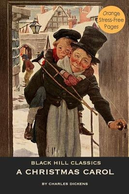 A Christmas Carol: Large Dyslexia-Friendly Print with Orange Pages by Dickens, Charles