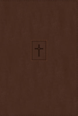 Niv, Thinline Bible, Large Print, Leathersoft, Brown, Red Letter, Thumb Indexed, Comfort Print by