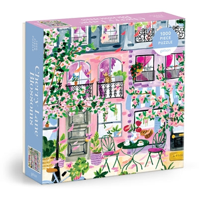 Cherry Lane Blossoms 1000 Piece Puzzle by Galison