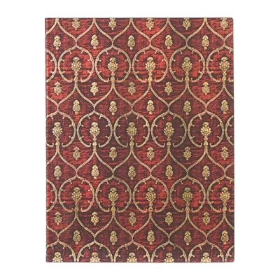 Paperblanks Red Velvet Softcover Flexi Ultra Lined Elastic Band Closure 176 Pg 100 GSM by Paperblanks