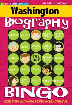Washington Biography Bingo by Gallopade International