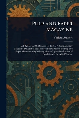 Pulp and Paper Magazine by Various