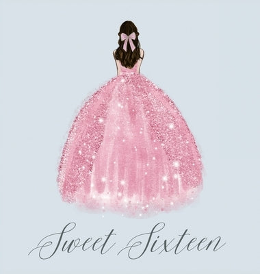 Sweet sixteen guest book, party Guest book, birthday party guest book to sign by Bell, Lulu and